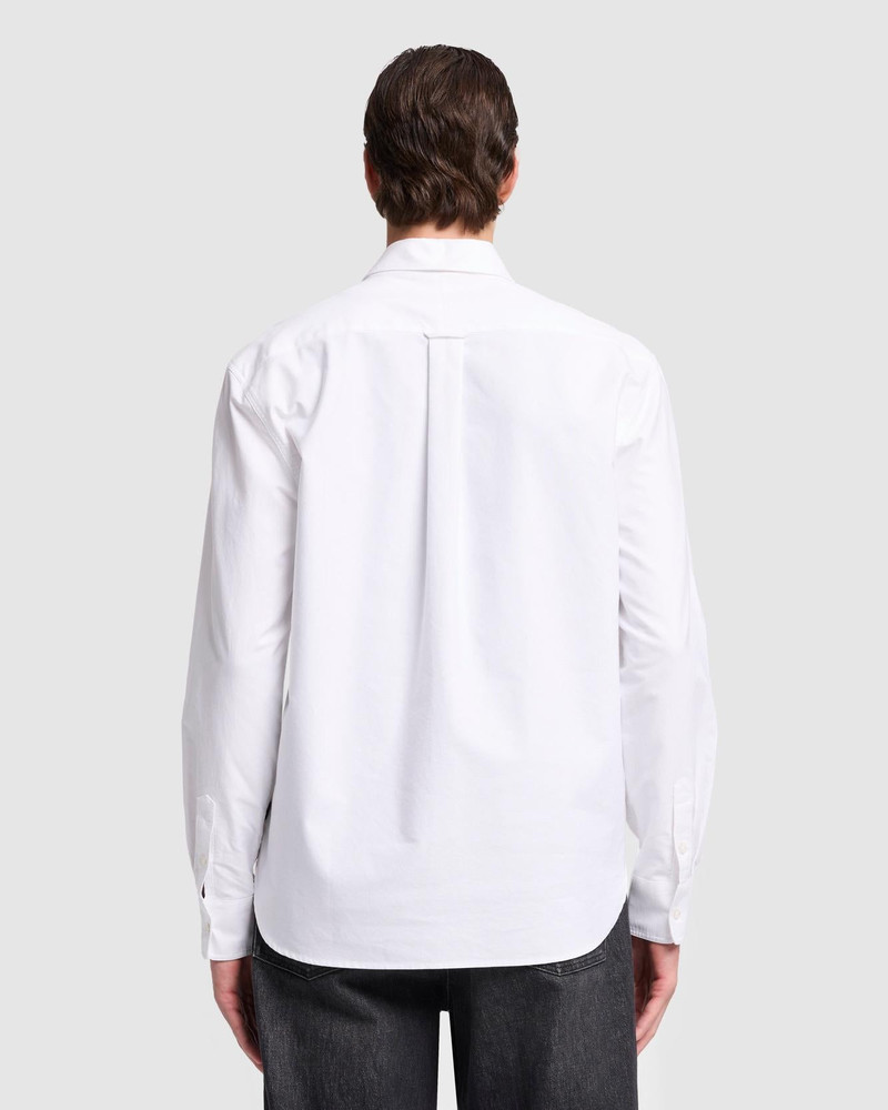 Oxford Button Down Shirt in White 5