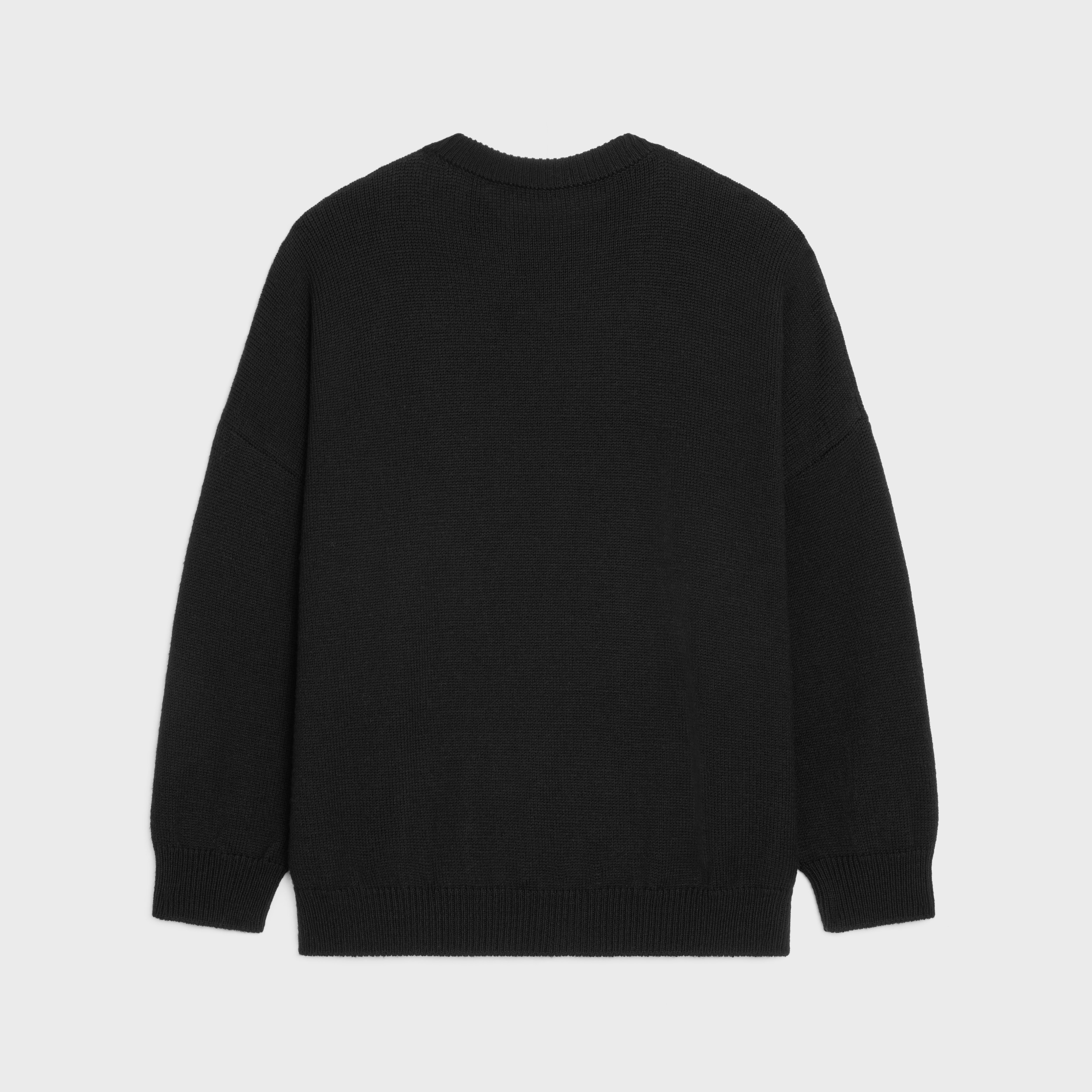 dash snow crew neck sweater in wool - 2