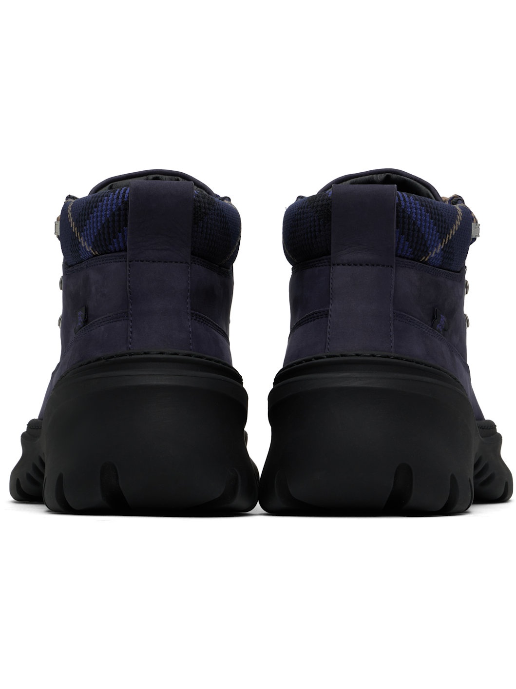 Navy Nubuck Scoot Hike Boots - 2