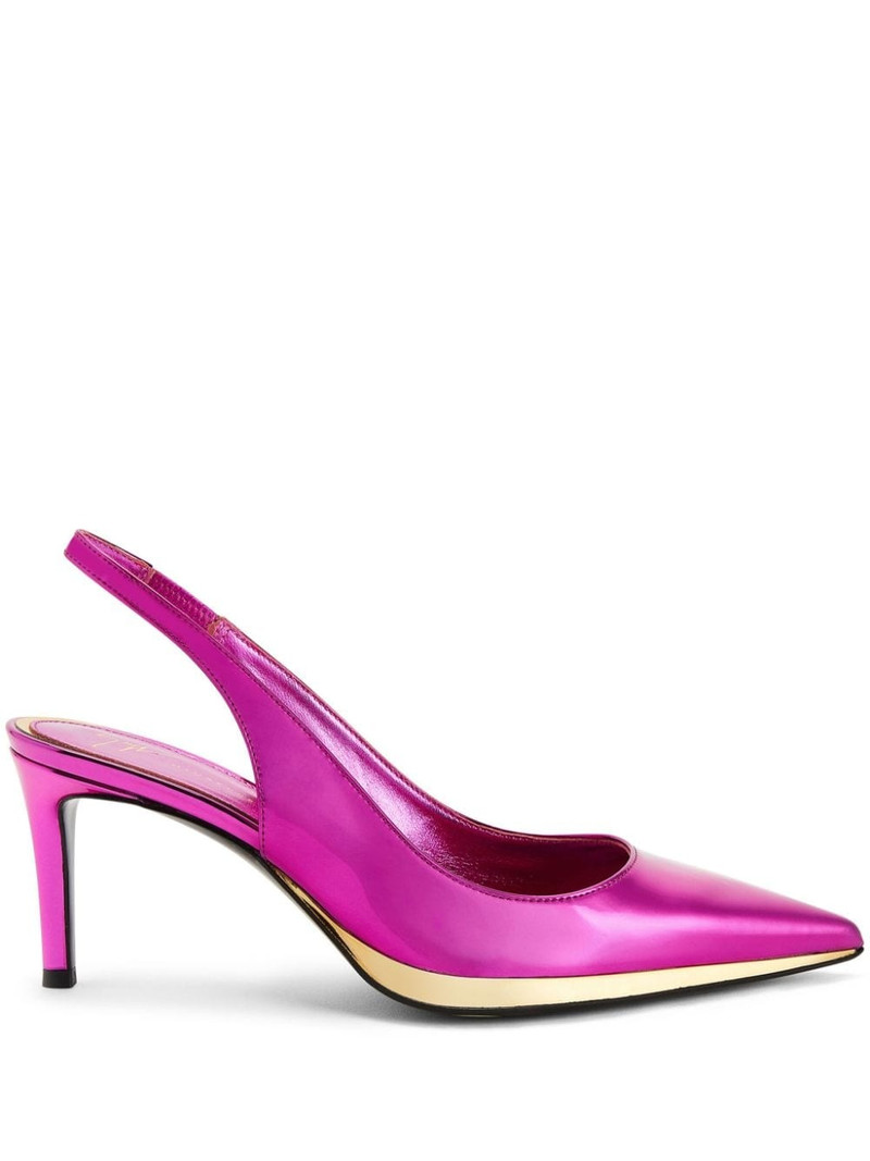 Virgyn 70mm leather pumps 1