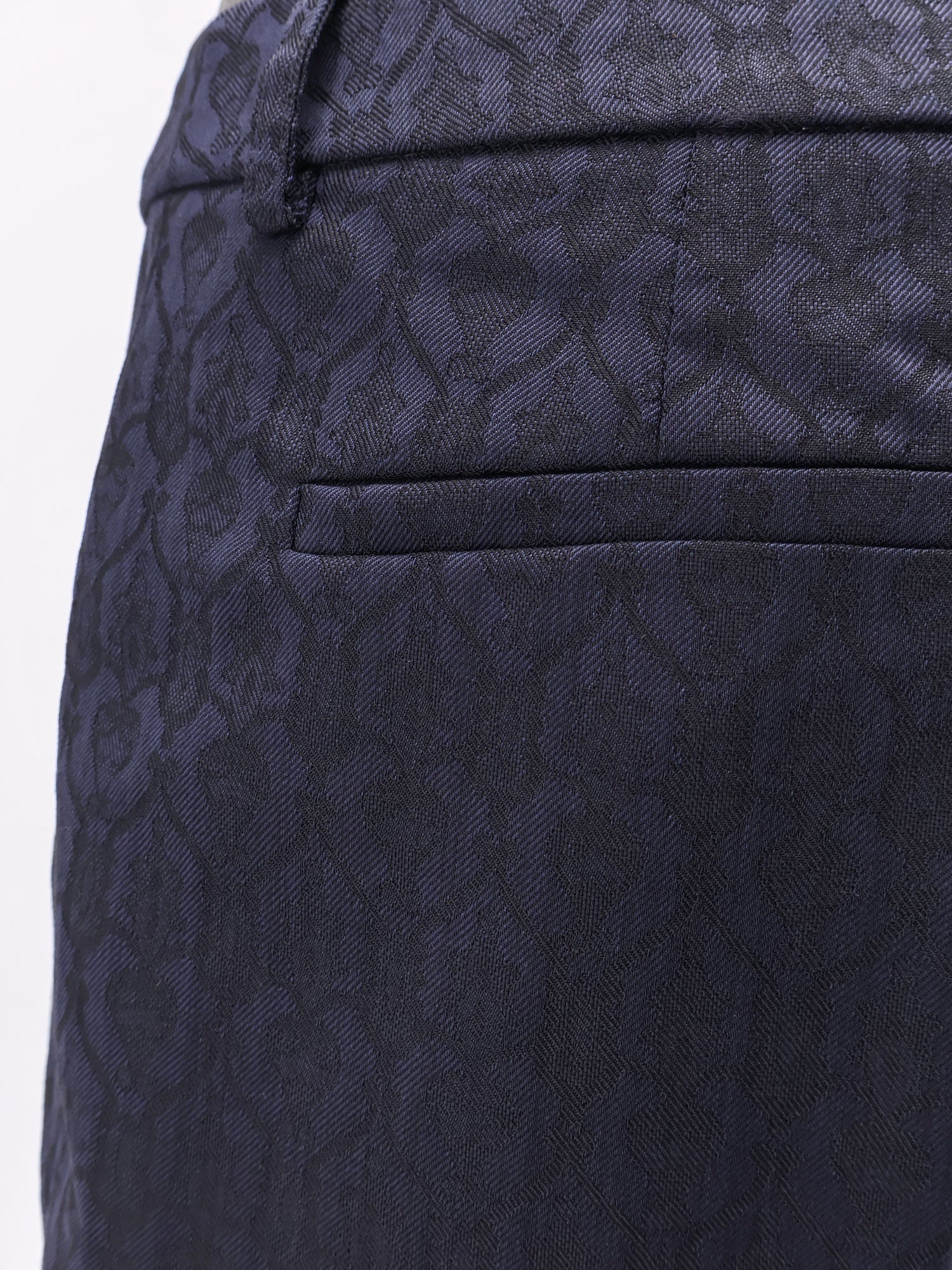 Etro Women Wool Trousers With Iconic Motif - 5