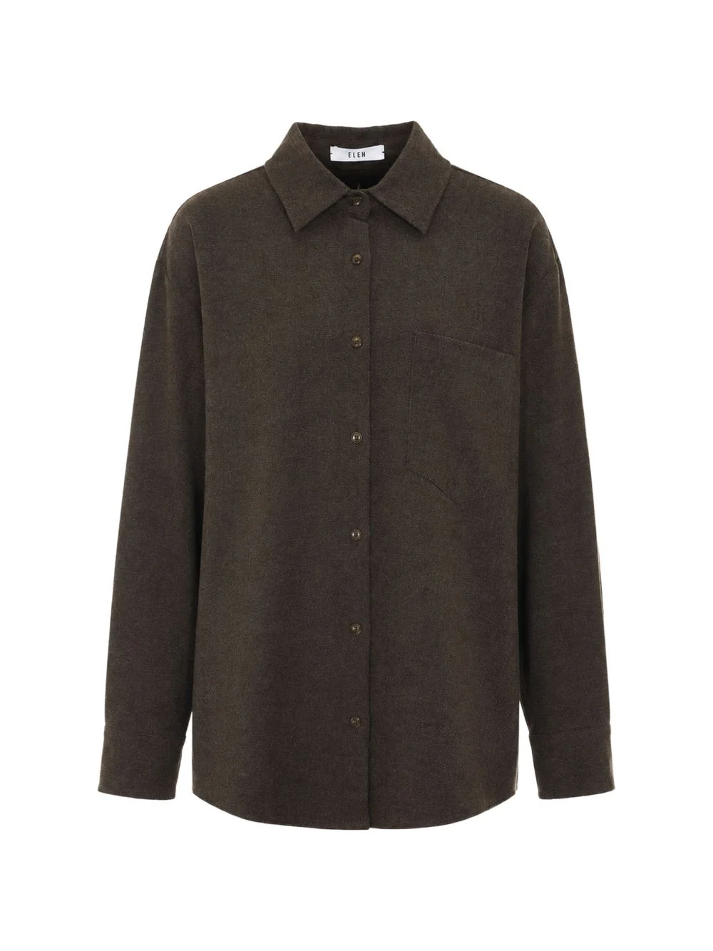 chest-pocket long-sleeve shirt - 1