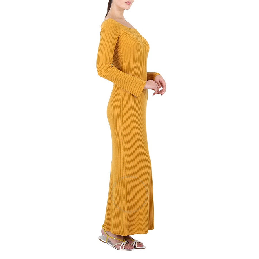 Chloe Off-shoulder Ribbed Knit Maxi Dress - 6