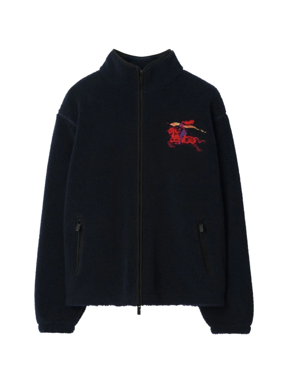 Equestrian Knight Design fleece jacket - 1