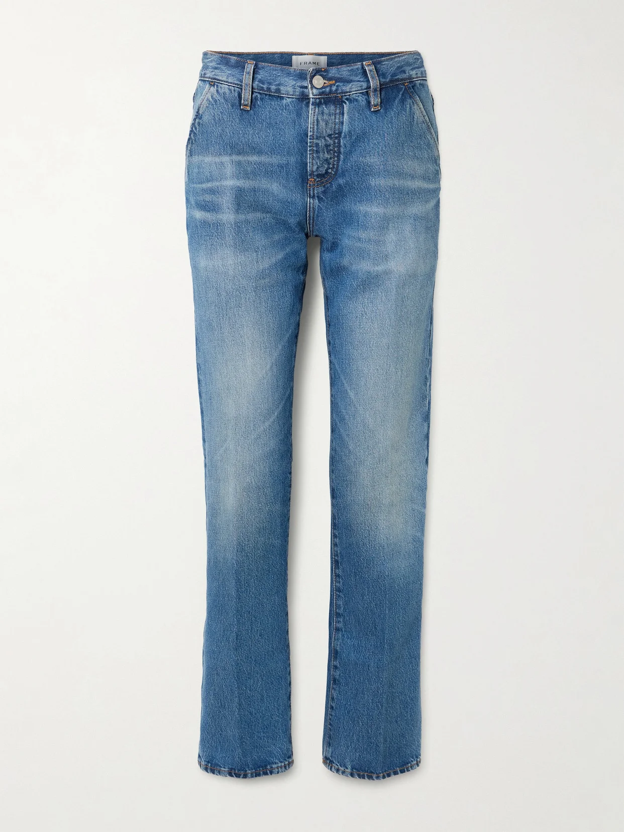 The Drop Mid-rise Straight-leg Jeans - 1