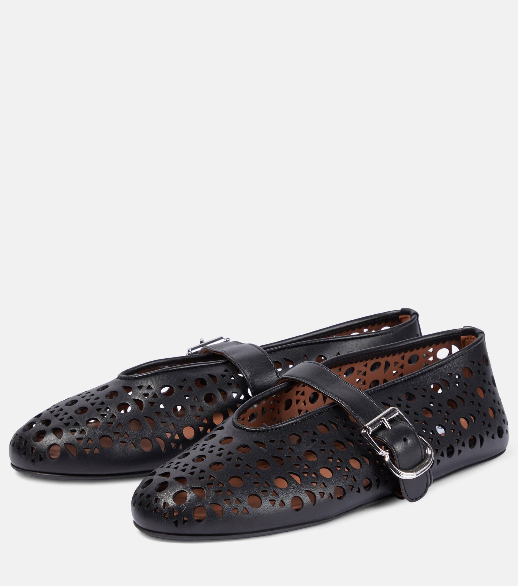 Vienne leather ballet flats - 5