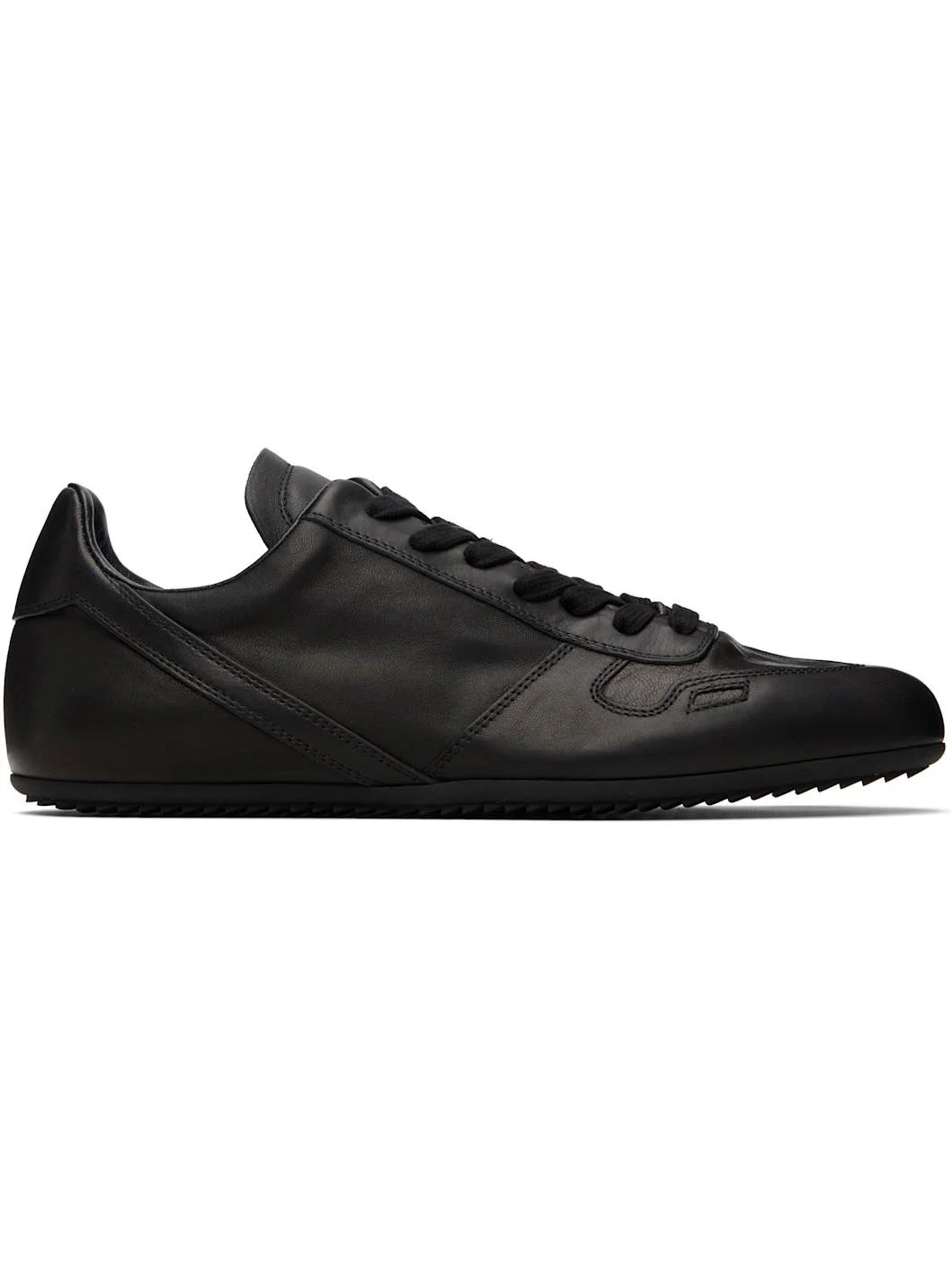 Black Temple Minimal Sneakers - 1