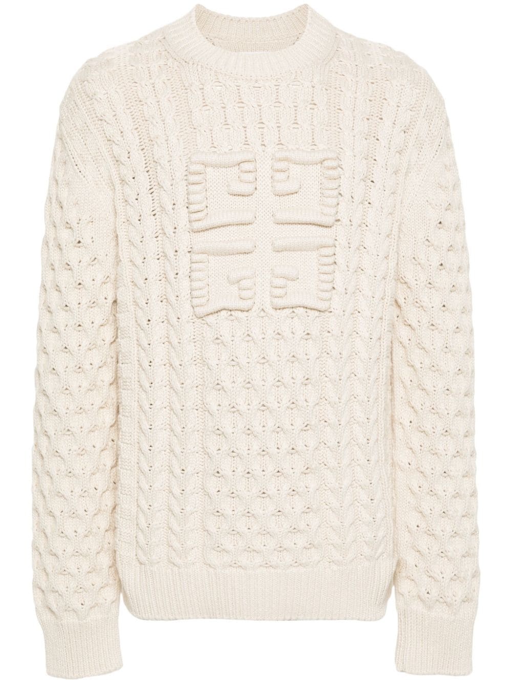 4G CABLE-KNIT JUMPER - 1