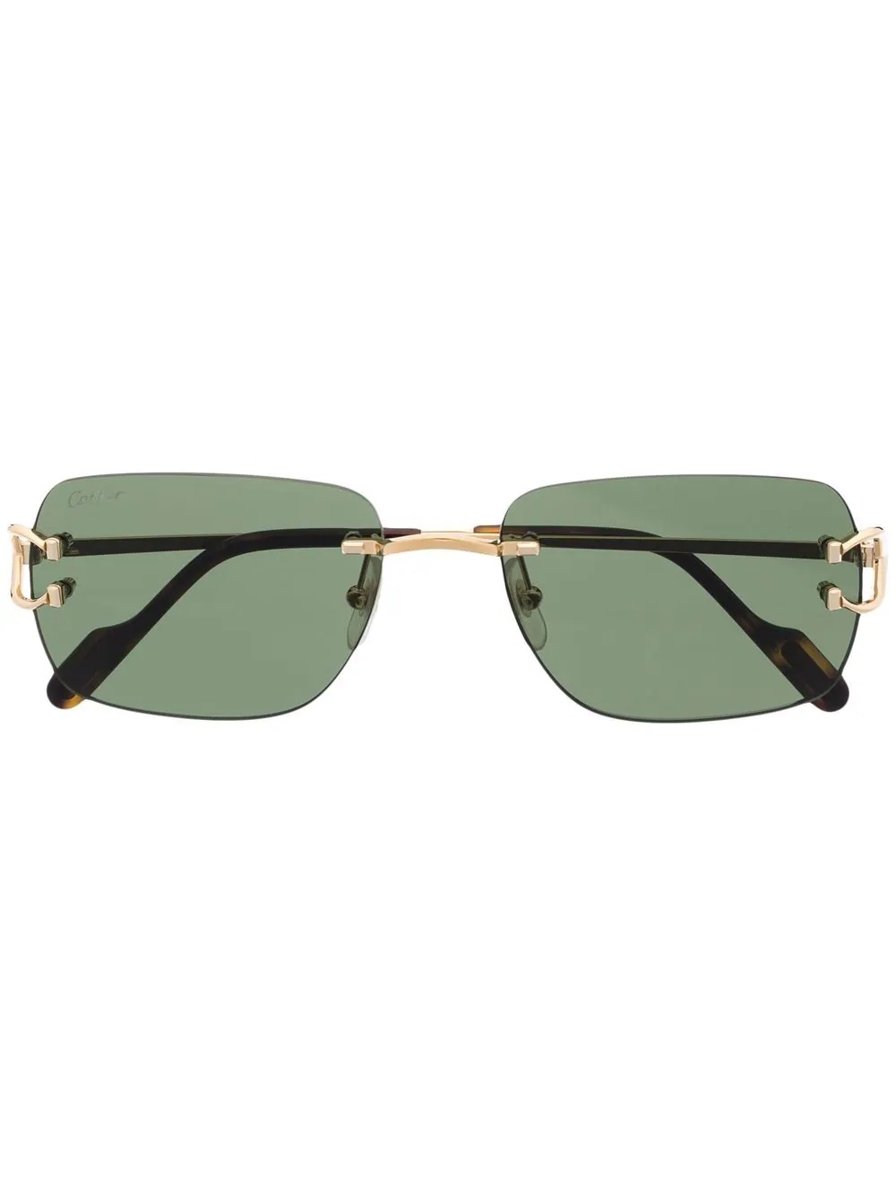 square-frame sunglasses - 1