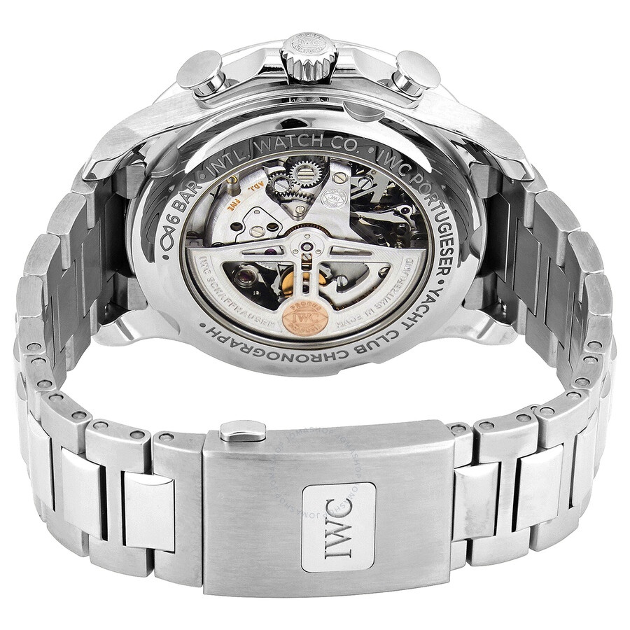 IWC Portugieser Yacht Club Chronograph Automatic Blue Dial Men's Watch IW390701 - 3