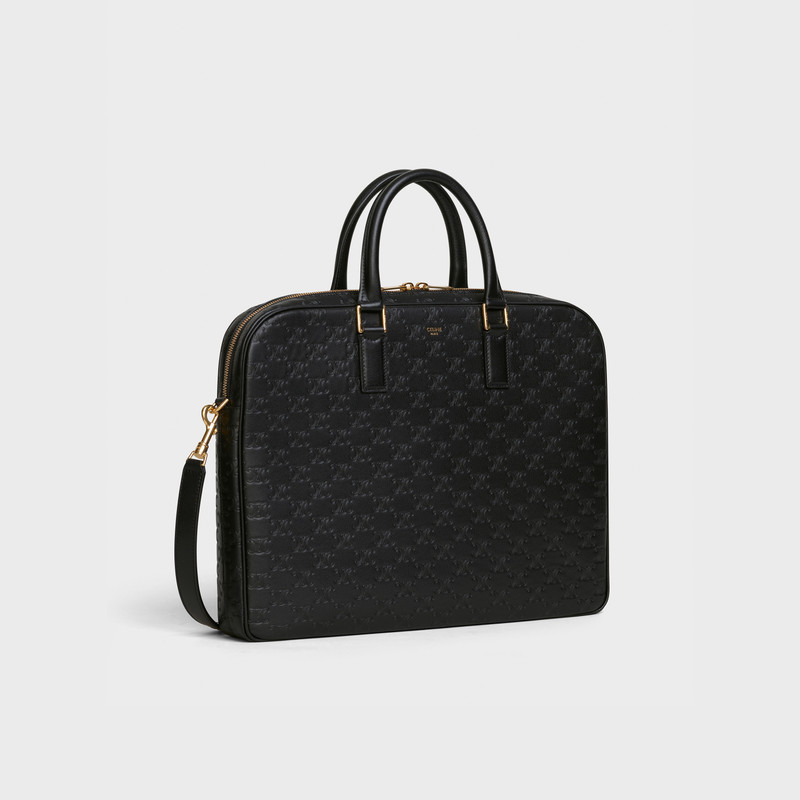 CELINE MEDIUM BRIEFCASE  IN  TRIOMPHE EMBOSSED CALFSKIN outlook