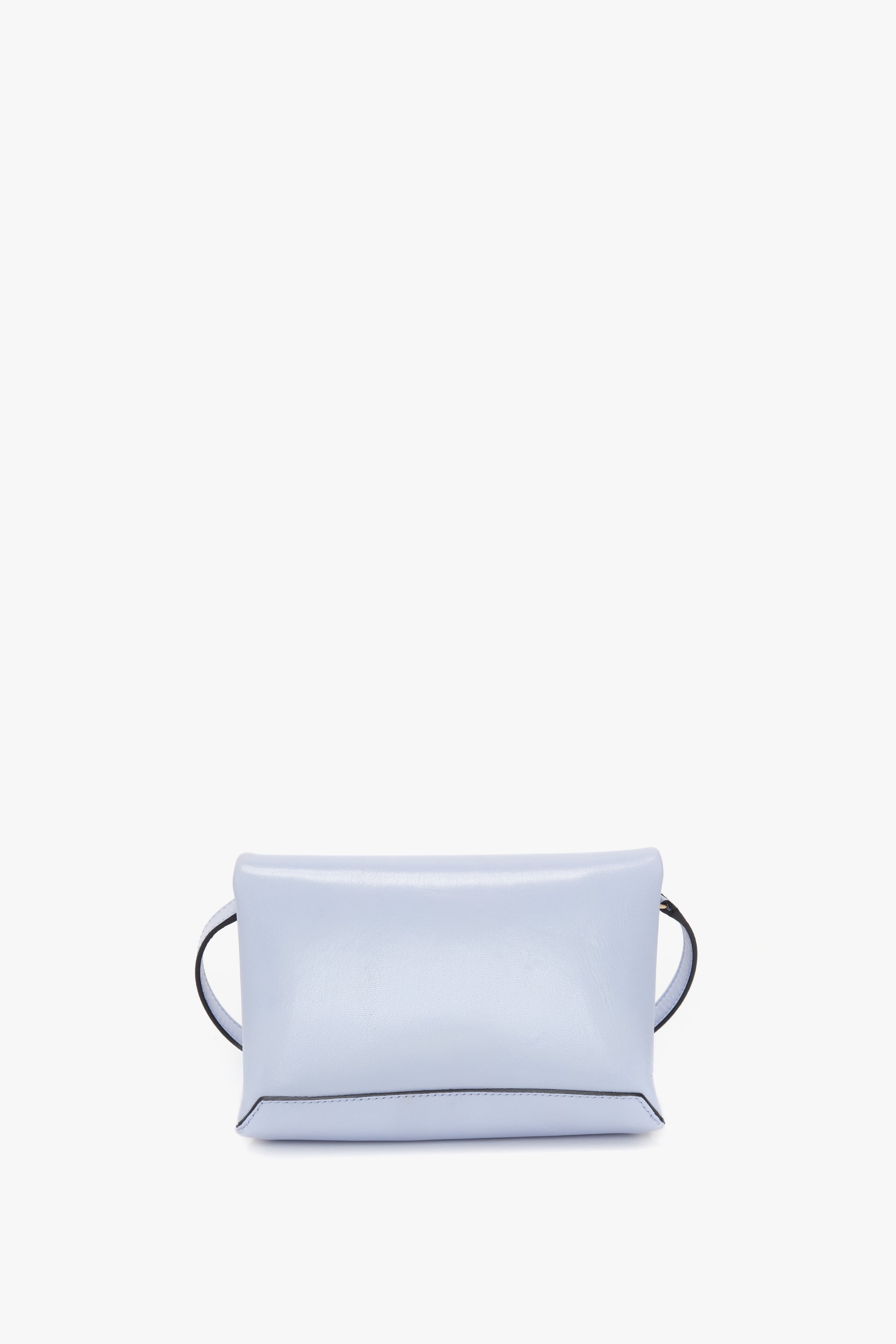 Mini Chain Pouch In Lilac Leather - 3