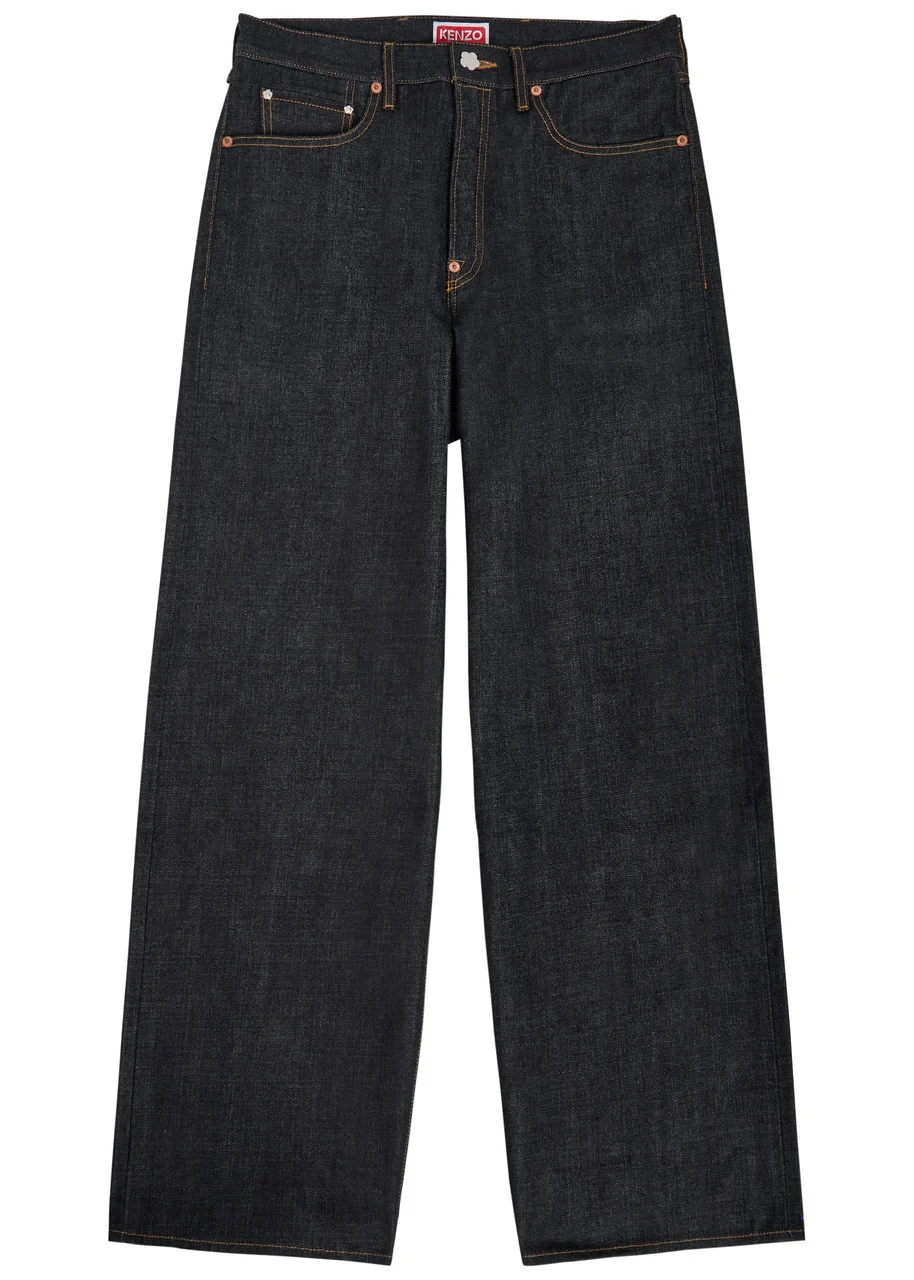Kenzo Turn-up Wide-leg Jeans - 1