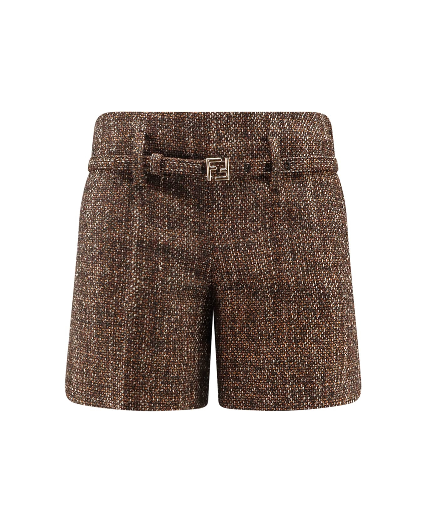 Alpaca And Wool Shorts - 1