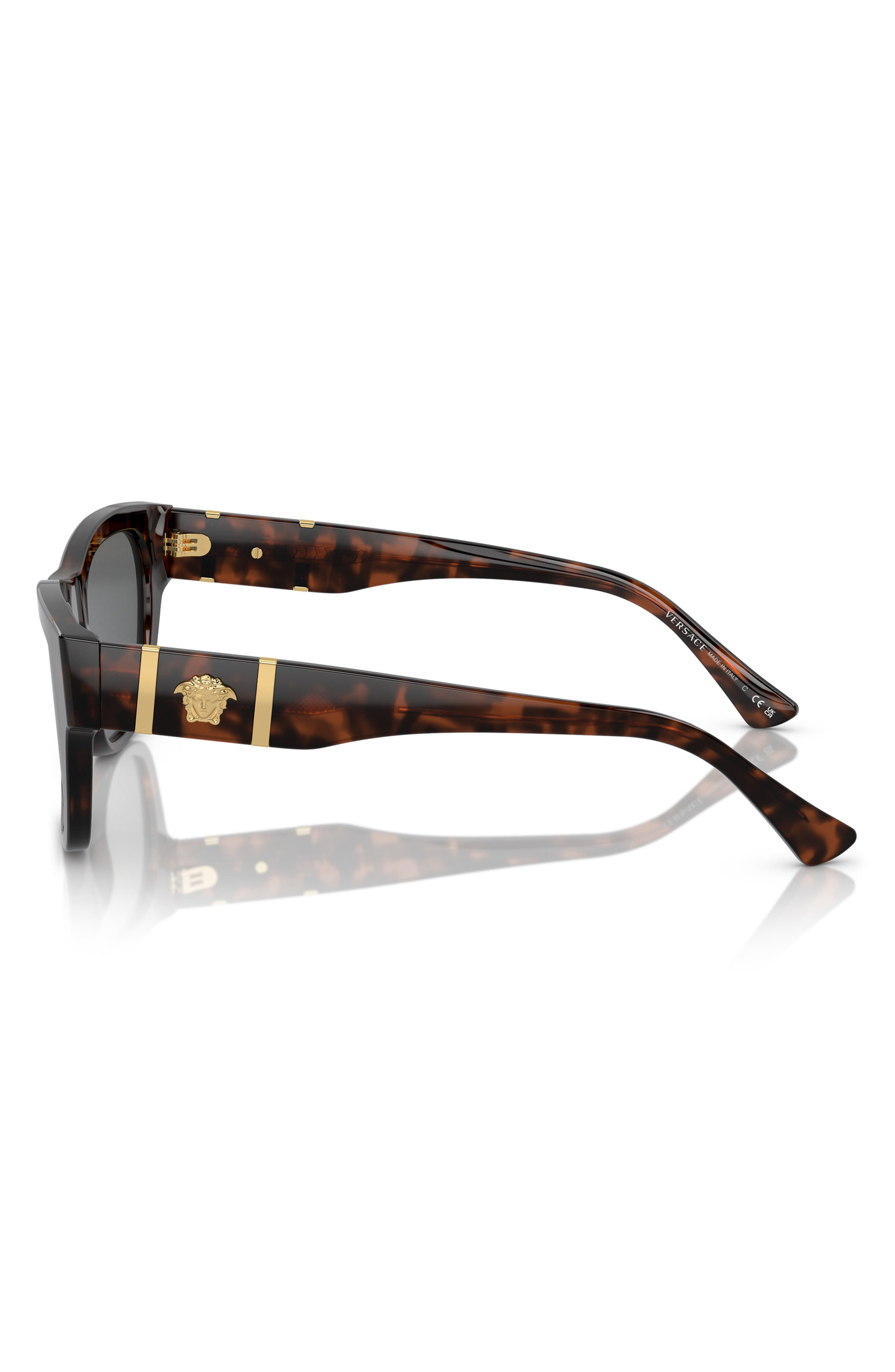Versace 55mm Square Sunglasses in Dark Grey at Nordstrom - 3