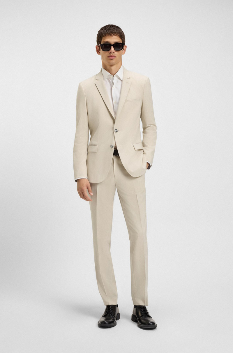 EXTRA-SLIM-FIT SUIT IN A MELANGE WOOL BLEND 1