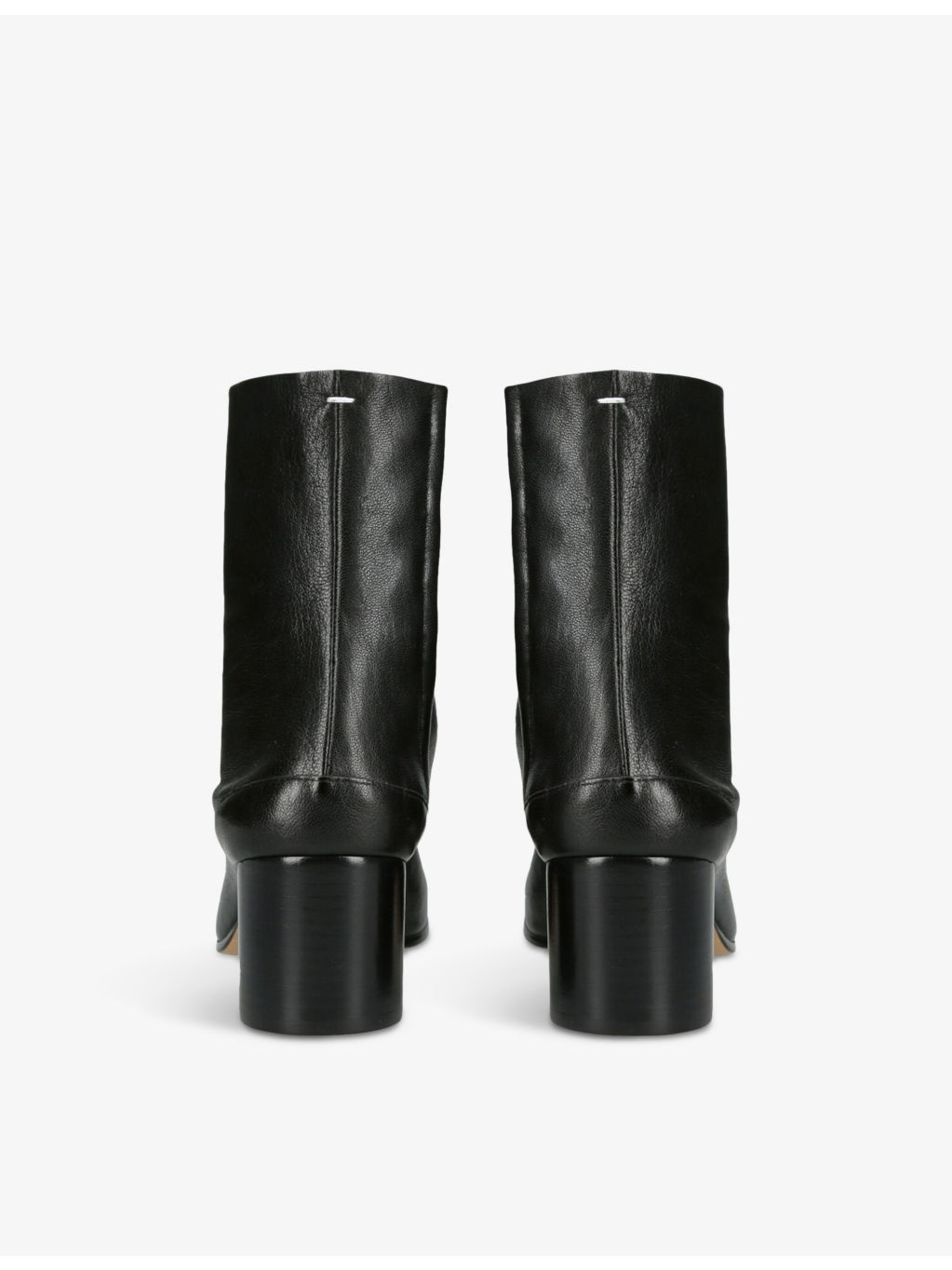 Tabi leather heeled ankle boots - 4