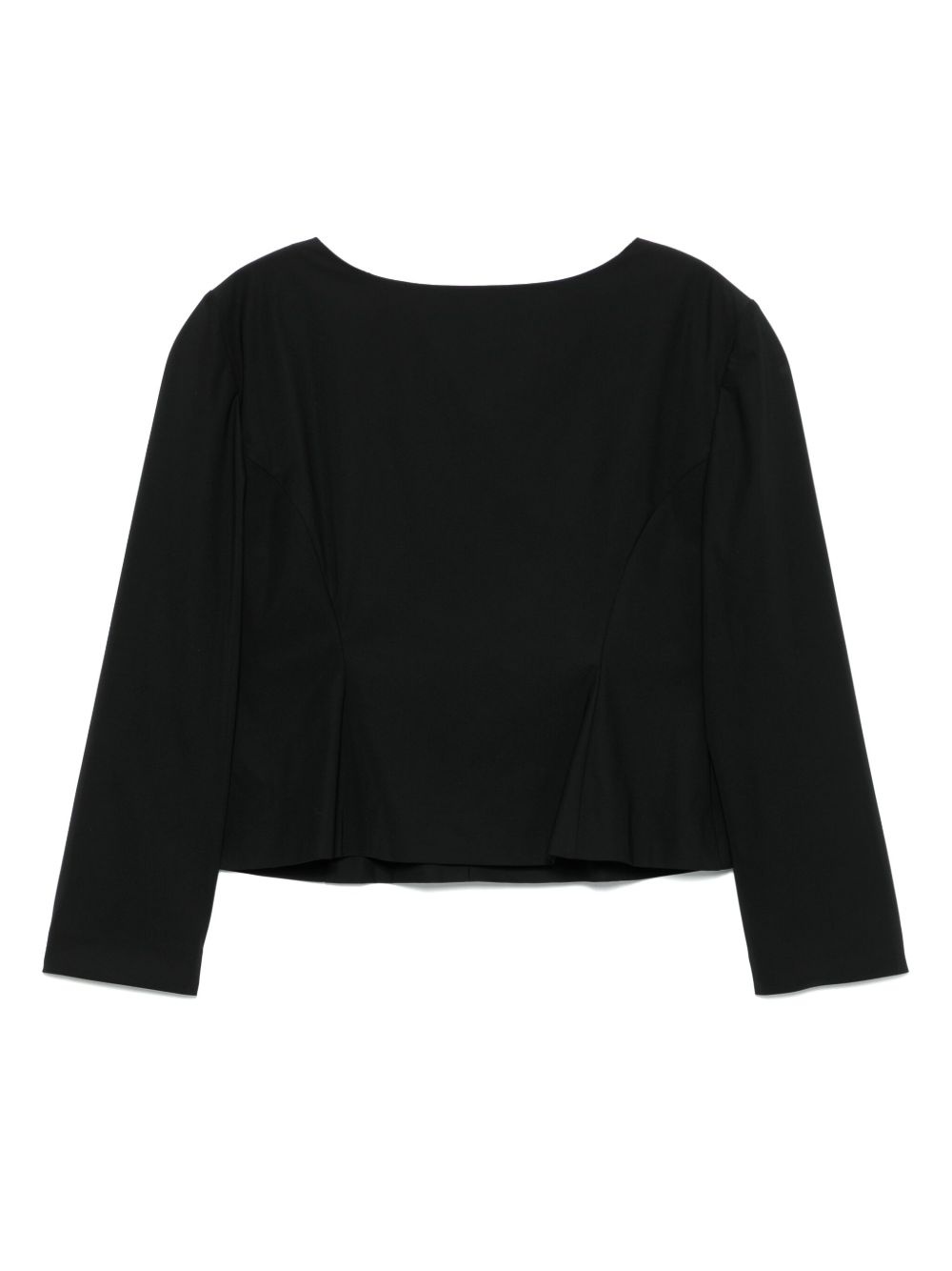 boat-neck blouse - 2