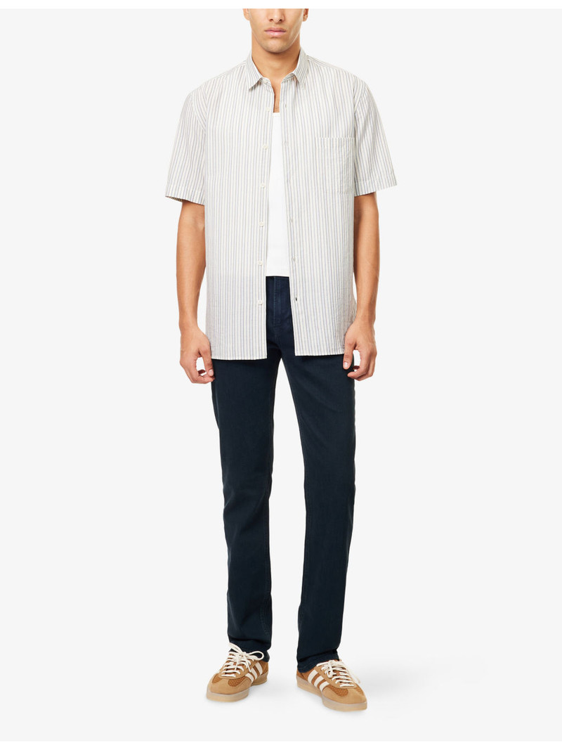 FRAME Modern Straight Slim-Fit Stretch-Denim Jeans outlook