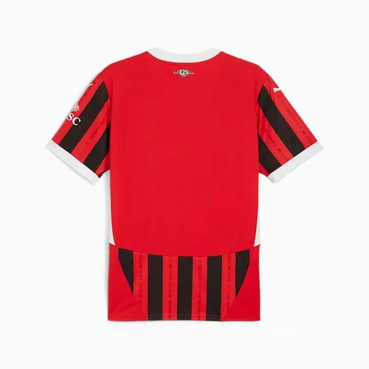 Men's AC Milan 24/25 Home Jersey - Red/Black - 6