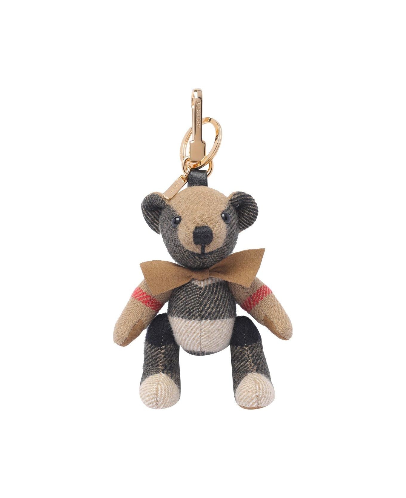 Thomas Bear Charm With Cashmere Bow Tie - 1