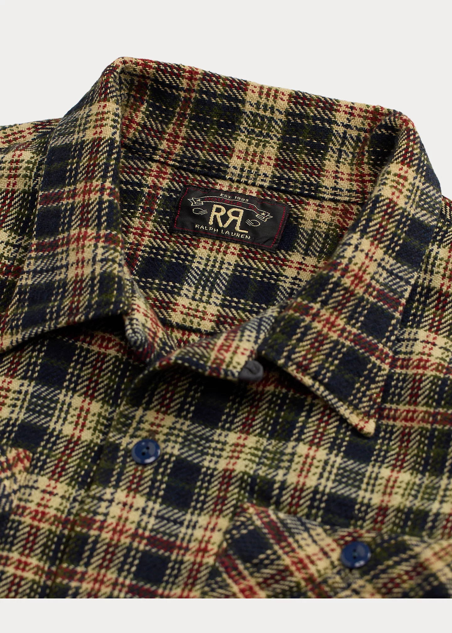 Plaid Twill Camp Shirt - 3