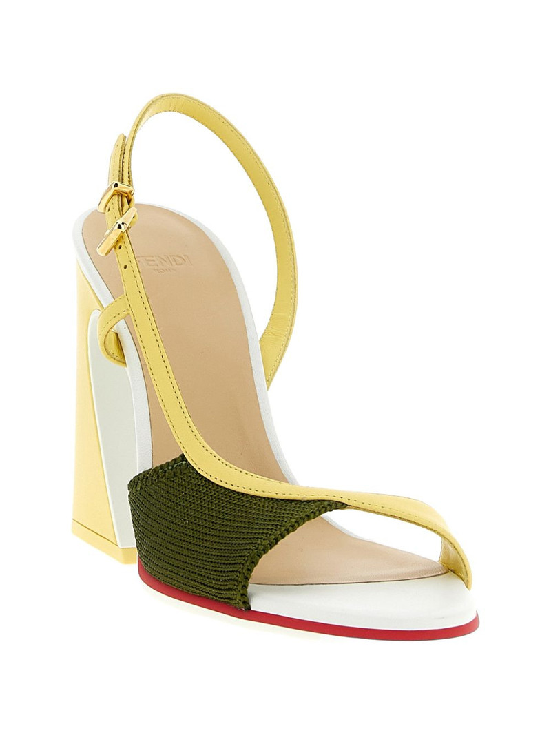 FENDI Arco asymmetric-design sandals outlook