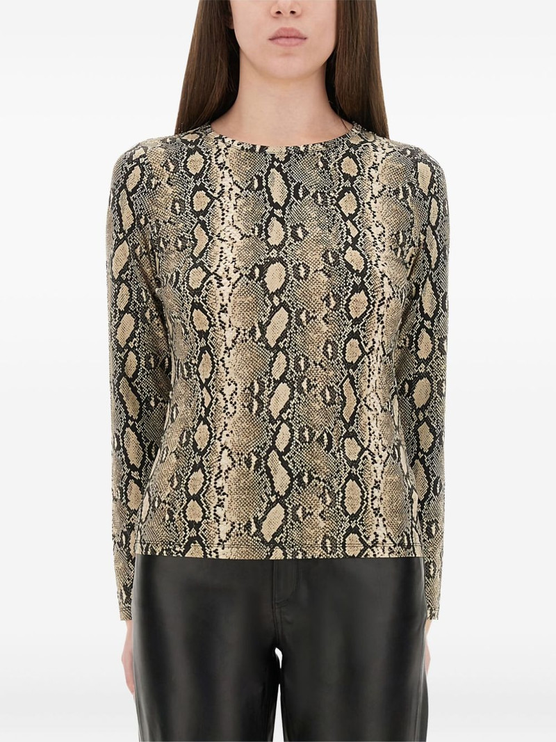 animal-print blouse 1
