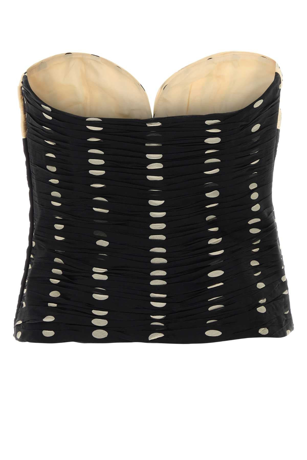 Valentino Garavani Women Printed Chiffon Top - 2