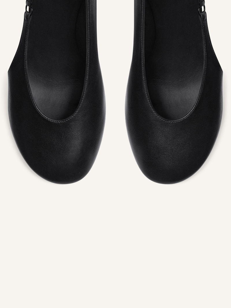 OBLIQUE LEATHER STILETTOS 5