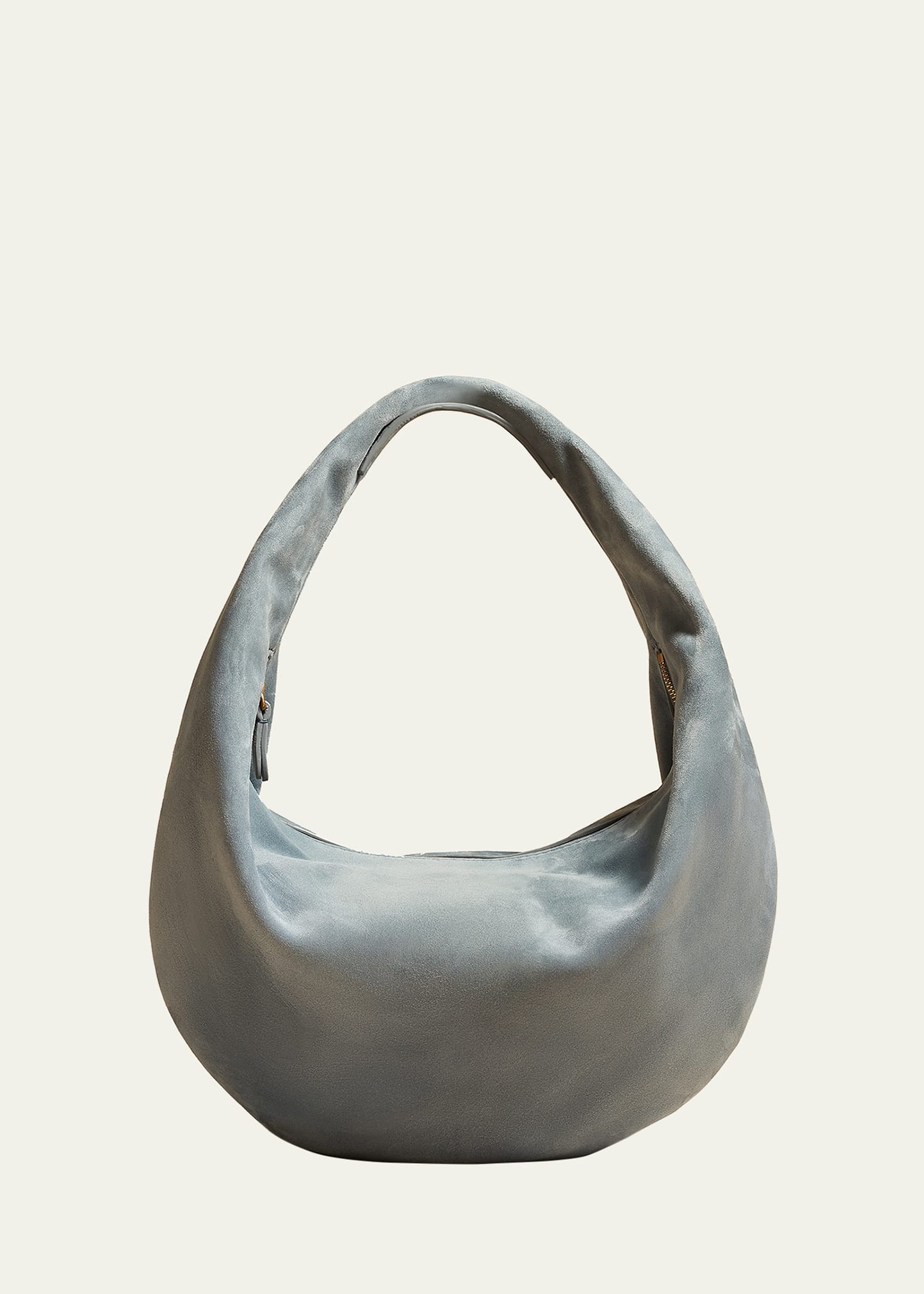 Olivia Medium Suede Hobo Bag - 1