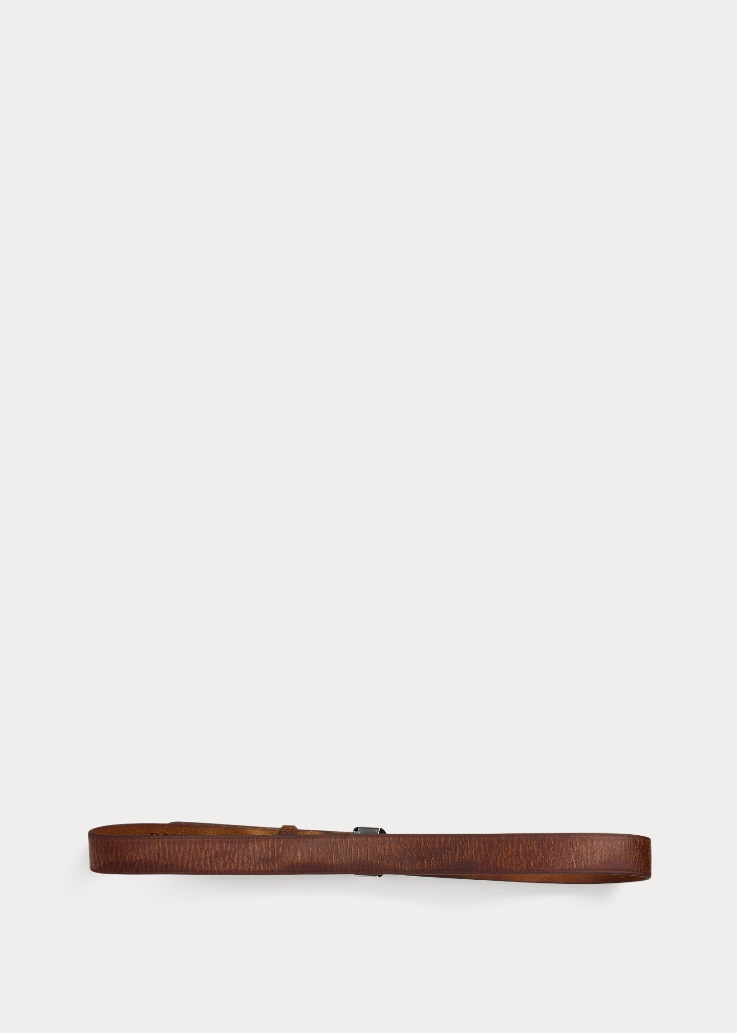 Slider-Buckle Leather Belt - 3