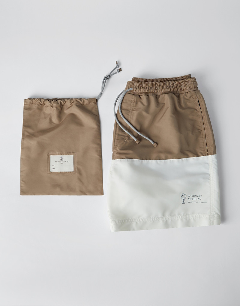Two-tone swim shorts 4