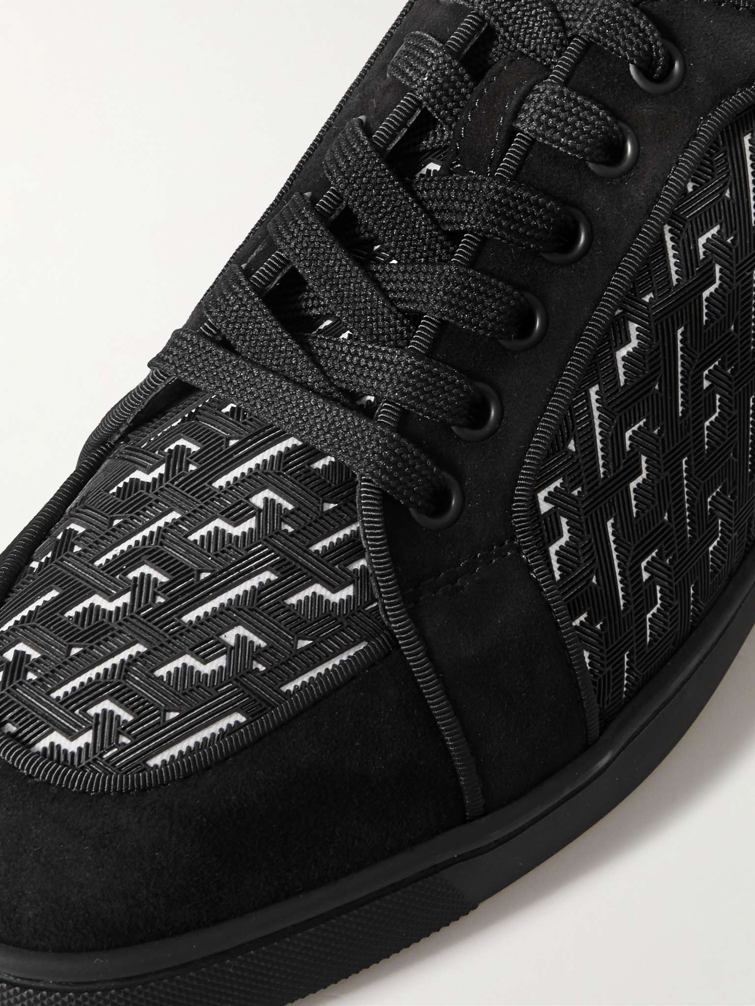 Rantulow Rubber-Trimmed Mesh and Suede Sneakers - 6