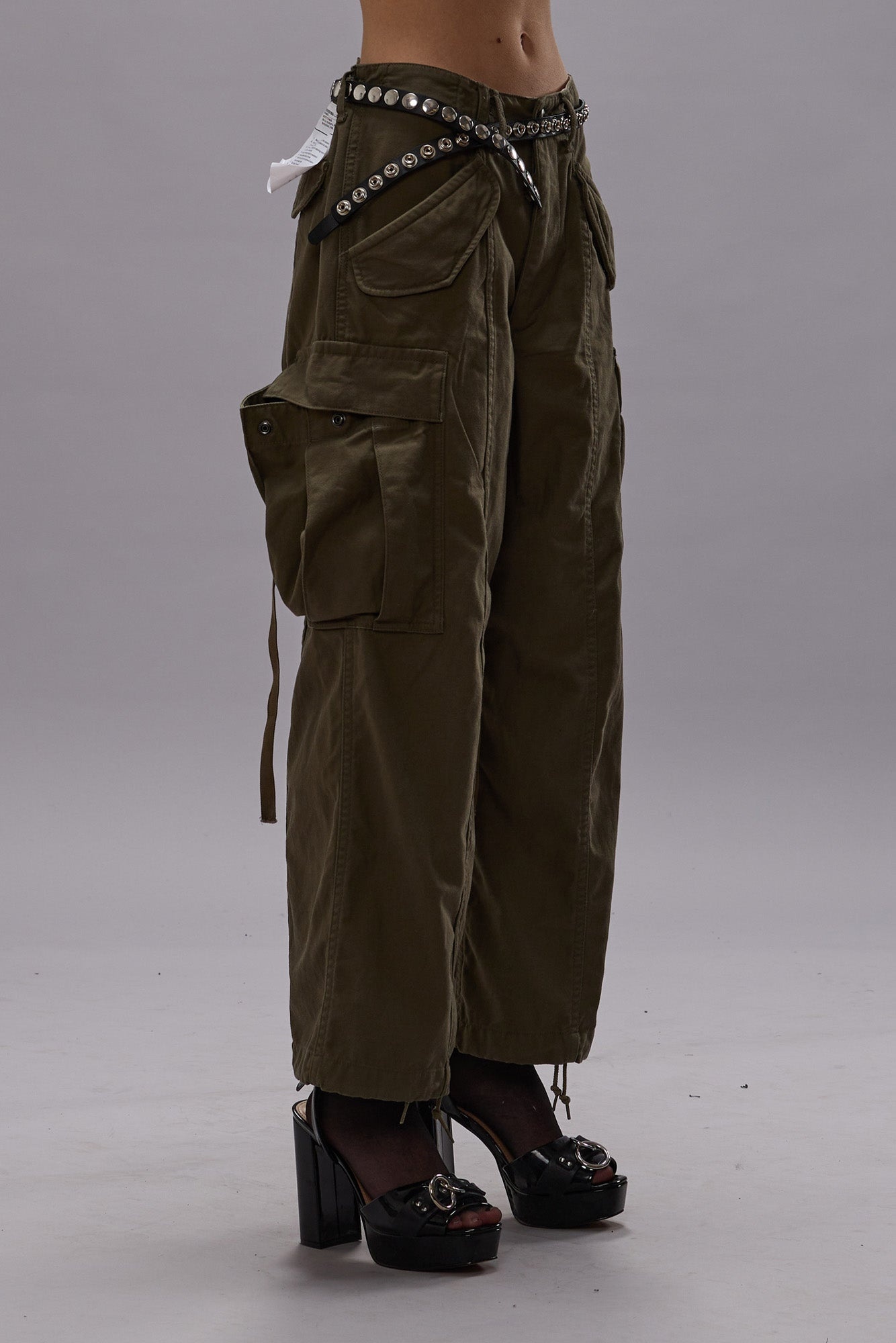 CROPPED CARGO - VINTAGE OLIVE DRAB - R13 - 5