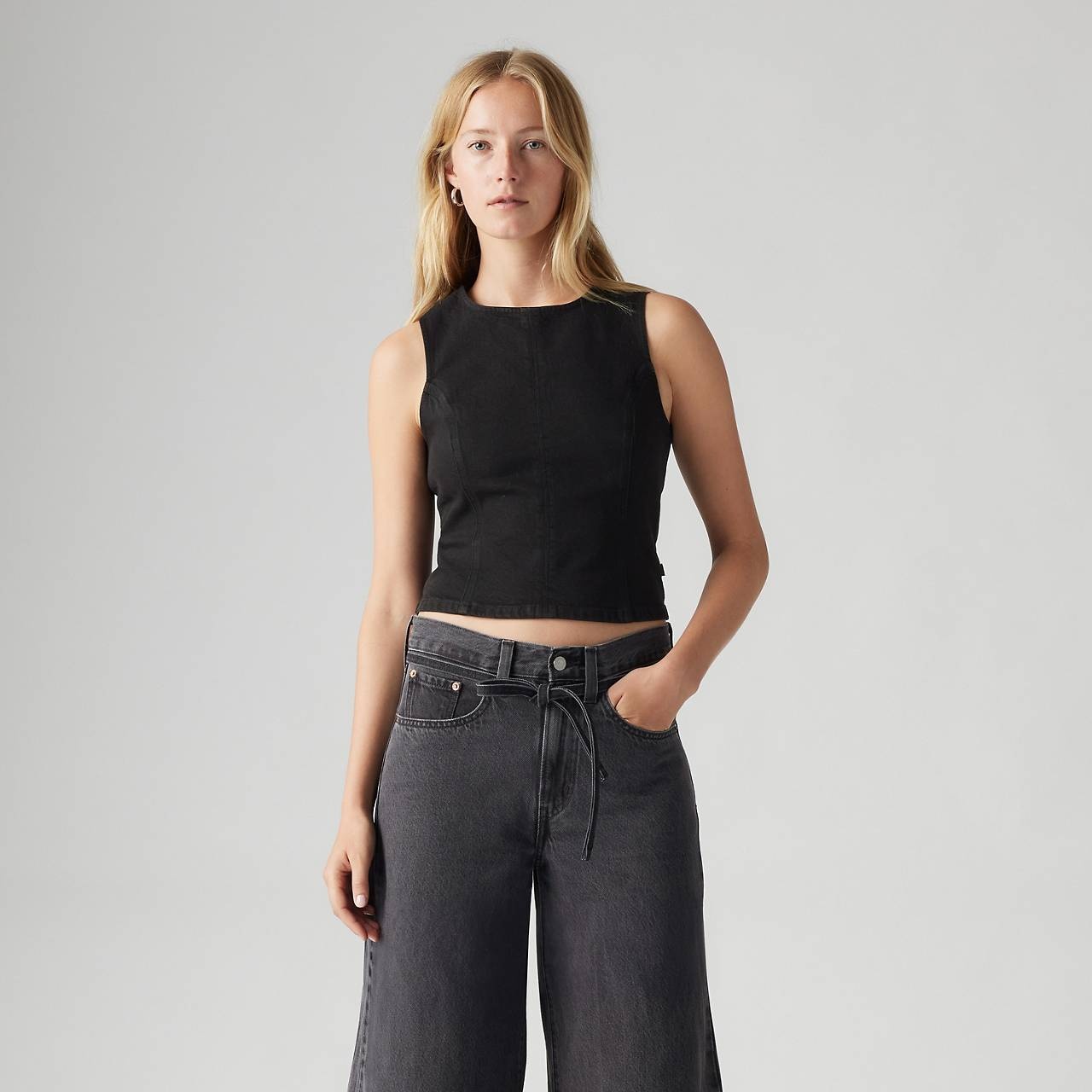 TOPANGA DENIM TANK TOP - 2