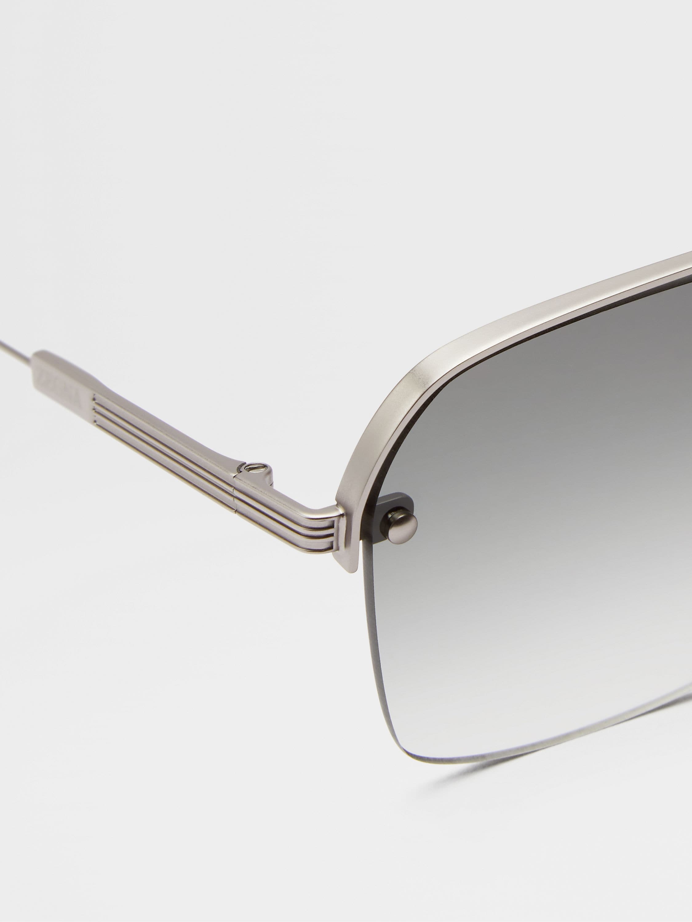 LIGHT RUTHENIUM METAL SUNGLASSES - 2