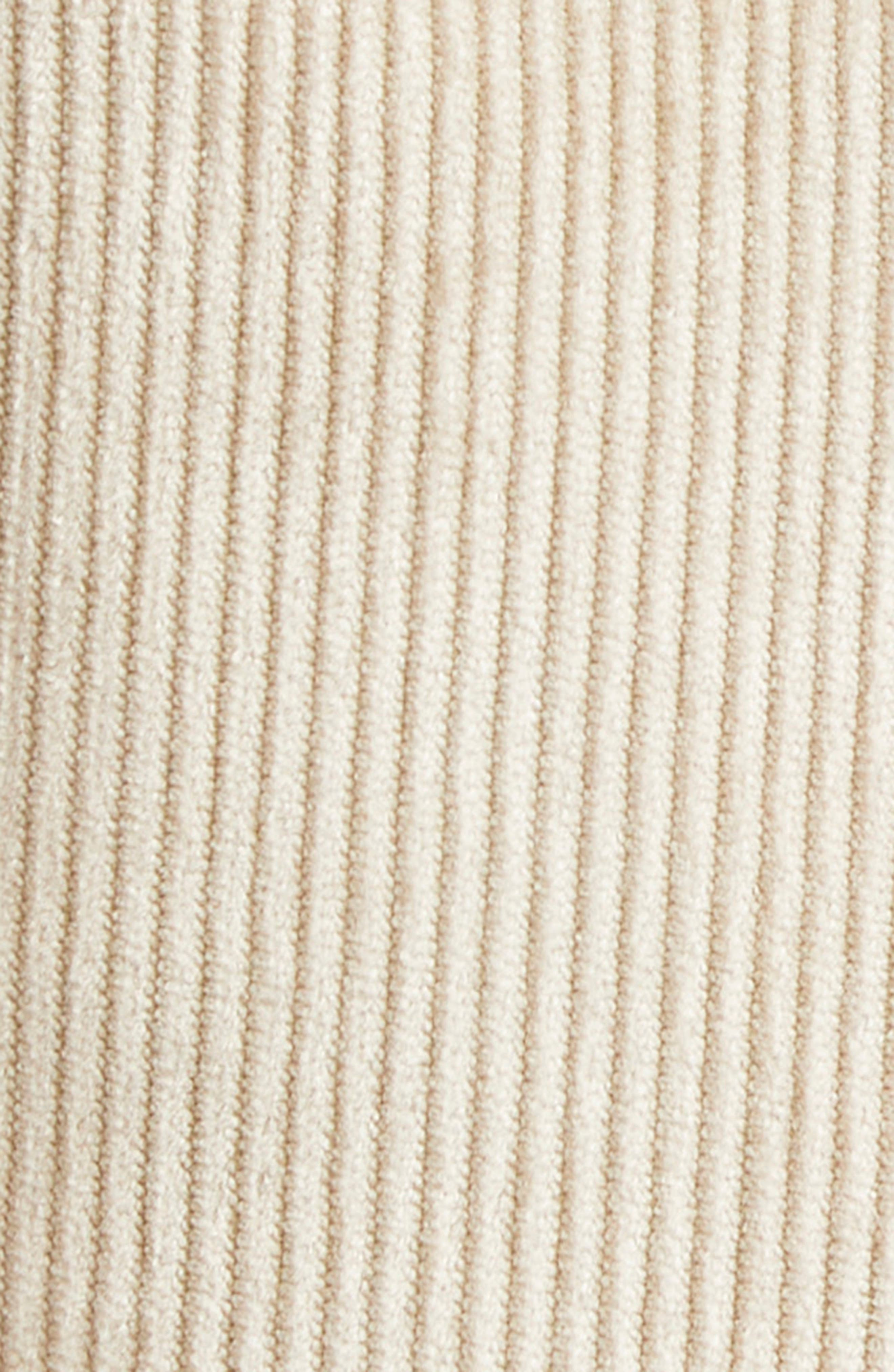 Veronica Beard Grigore Cotton Blend Corduroy Pants in Heathered Sand at Nordstrom - 7