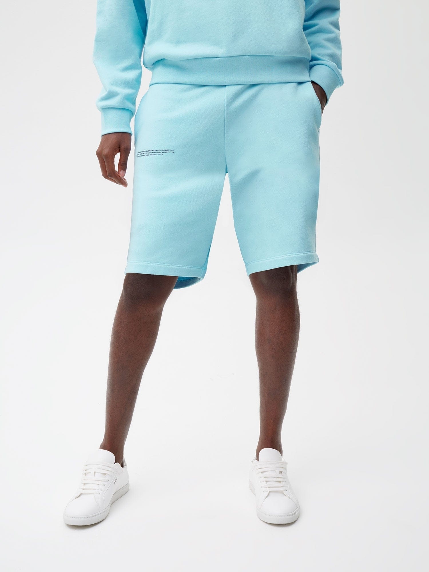 Mens 365 Mid-weight Long Shorts - Celestial Blue - 4