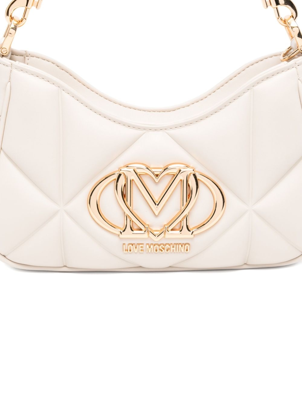 quilted logo-plaque shoulder bag - 4