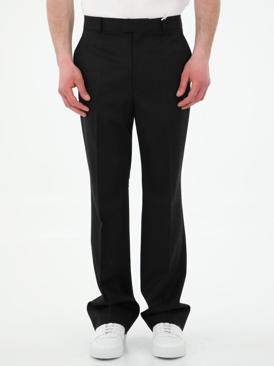 VALENTINO GARAVANI BLACK TAILORED TROUSERS - 1