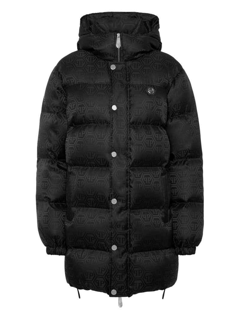 monogram coat 1