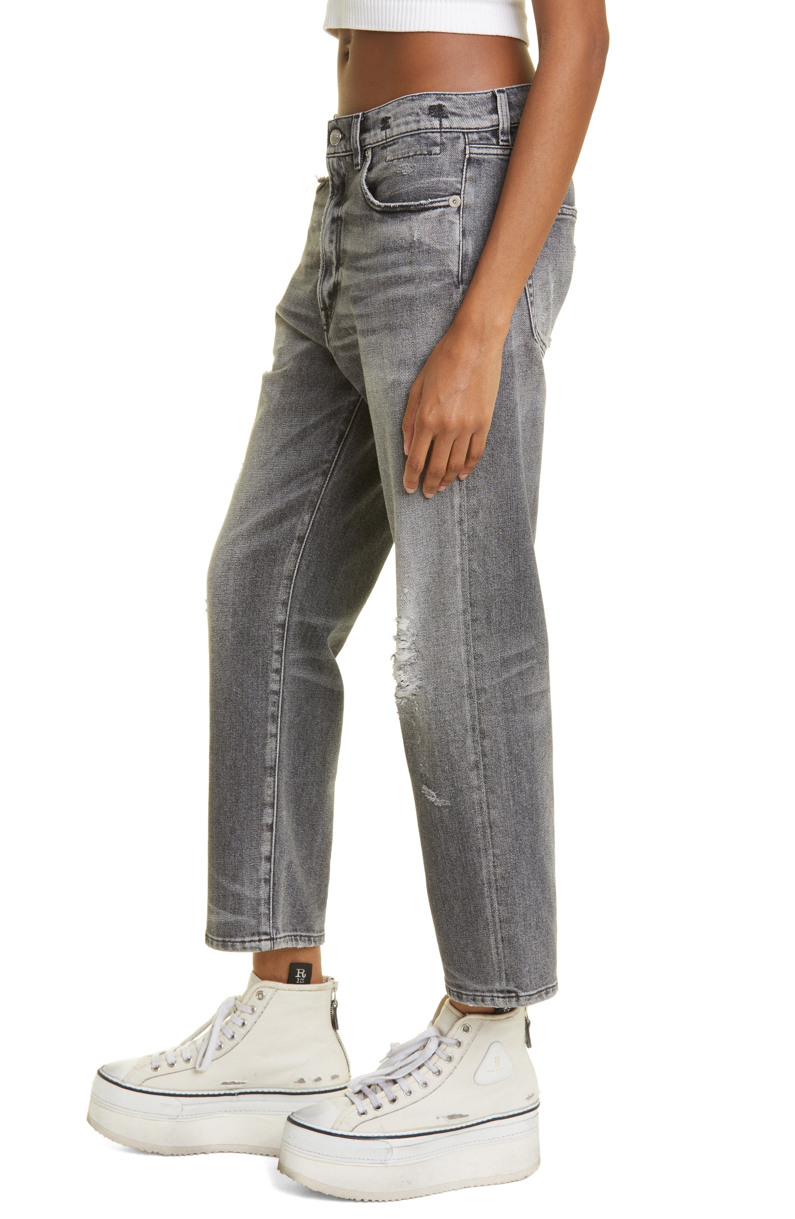 Distressed Boyfriend Jeans - 3
