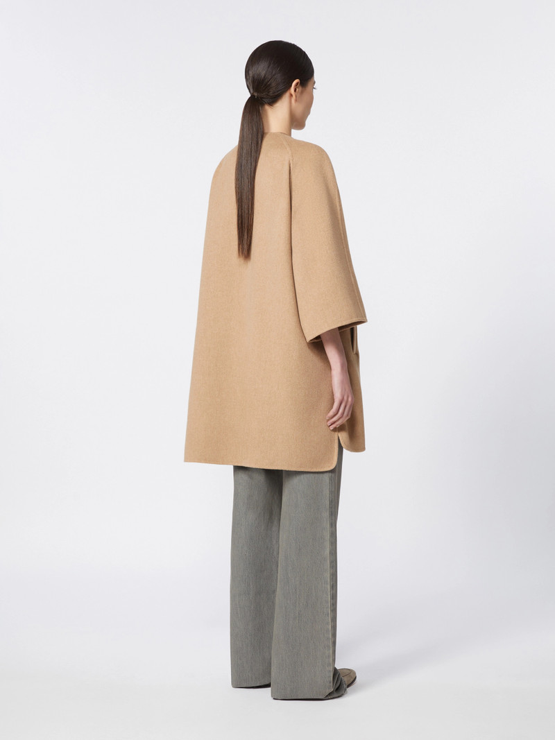 FERIALE Camel broadcloth coat - HAZELNUT BROWN 4