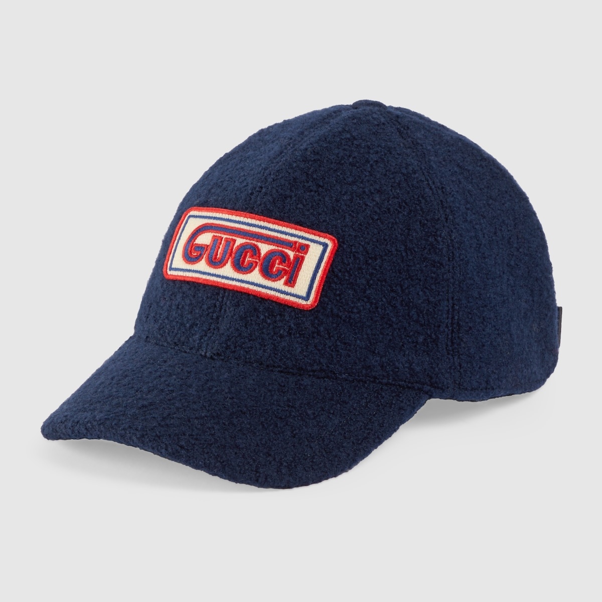 happylifeGUCCI GGウール GUCCI Felted wool baseball hat with patch | REVERSIBLE