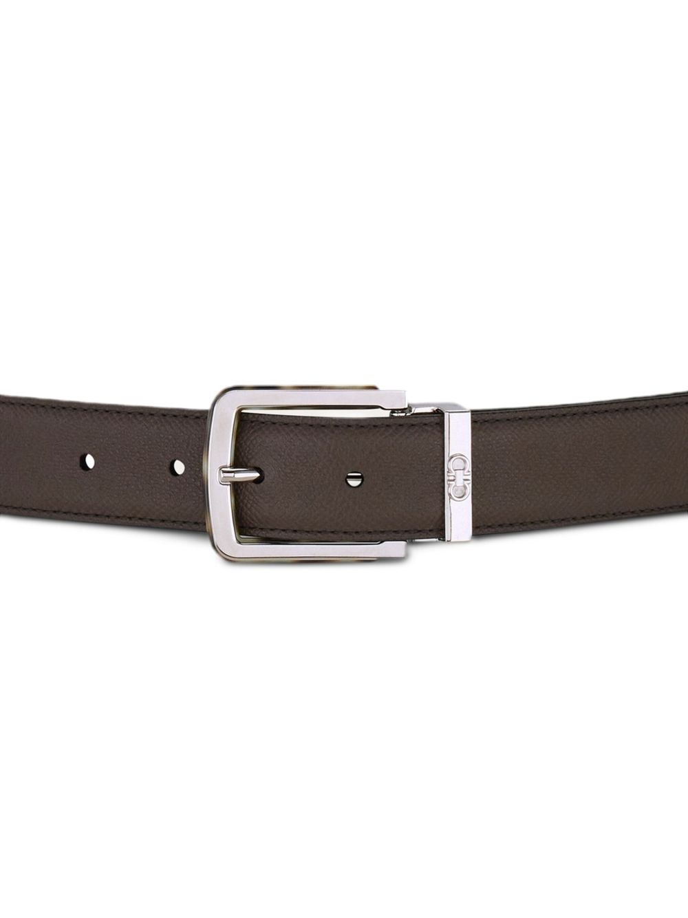 reversible leather belt - 3
