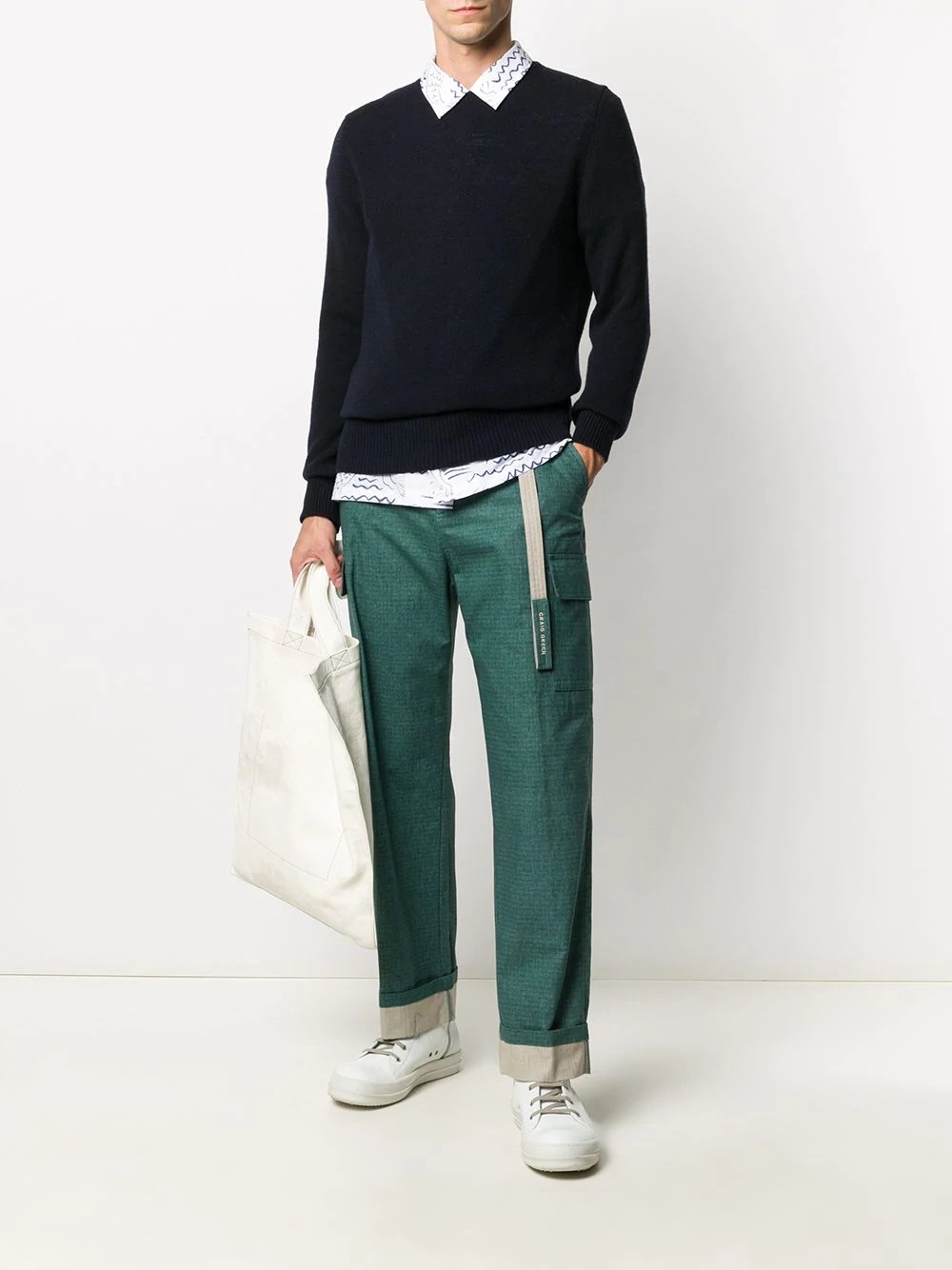 cotton cargo pants - 2