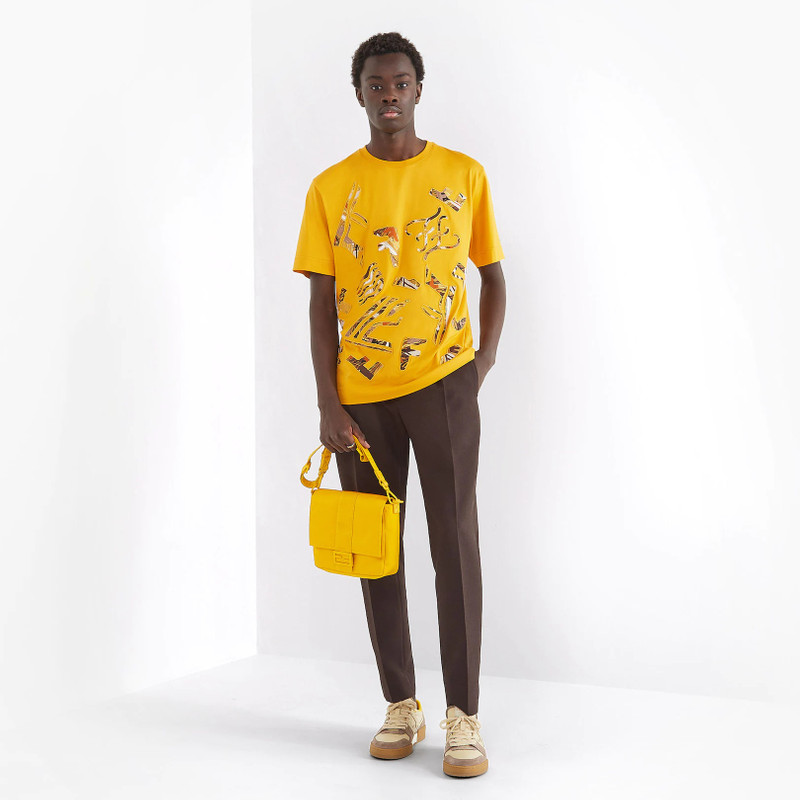 FENDI Yellow cotton T-shirt outlook