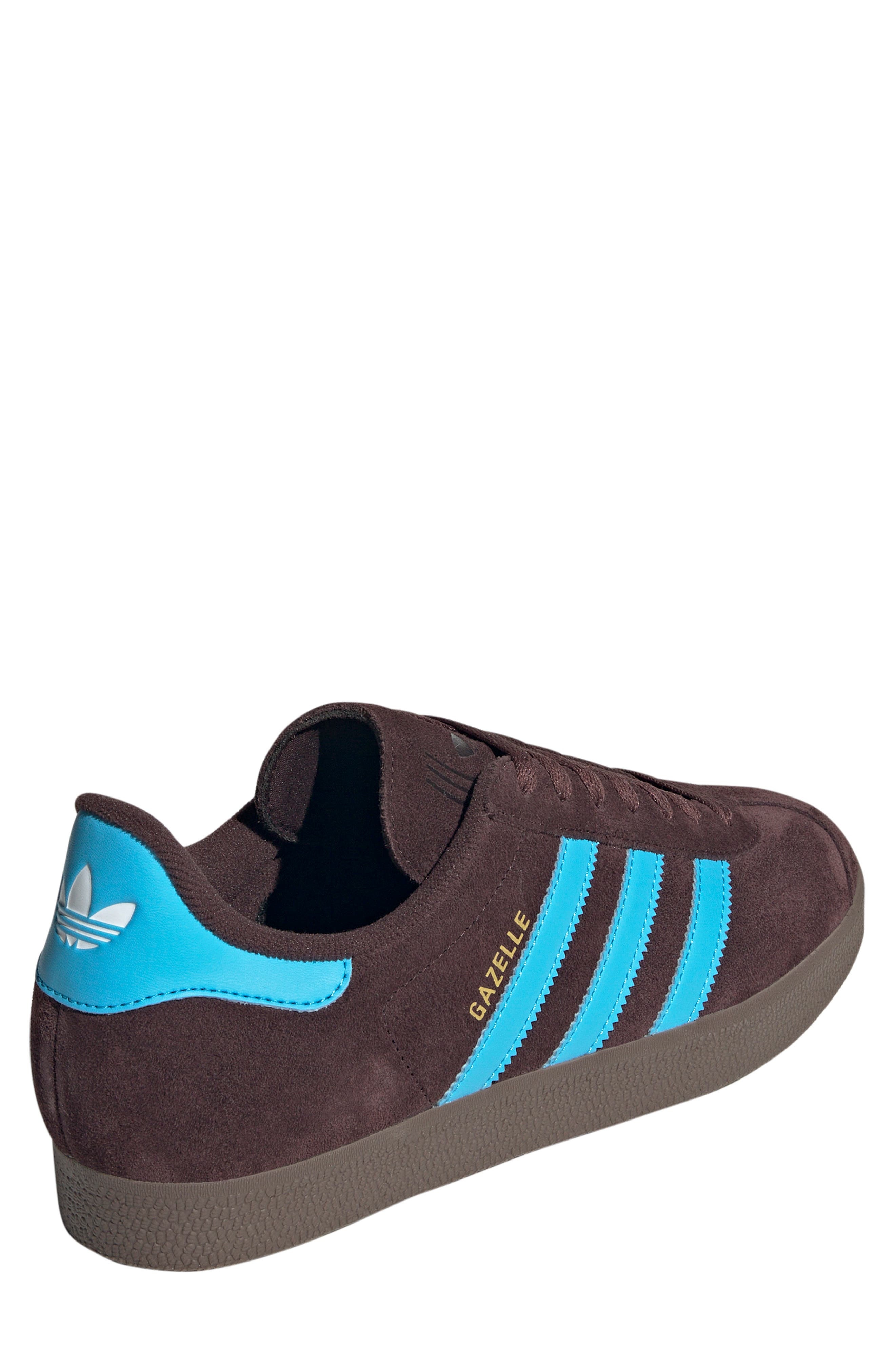 adidas Gazelle Sneaker in Shadow Brown/Sky Rush/White at Nordstrom - 2