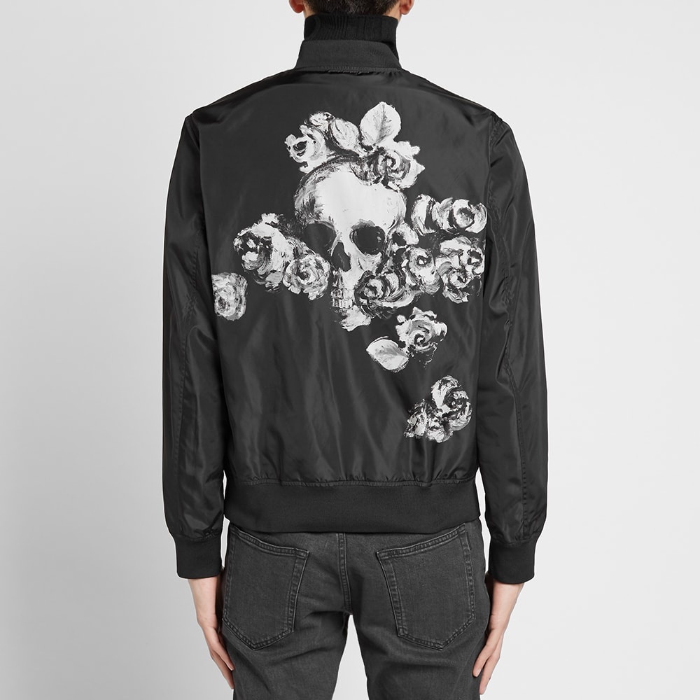 Alexander McQueen Printed Skull Bomber - 7